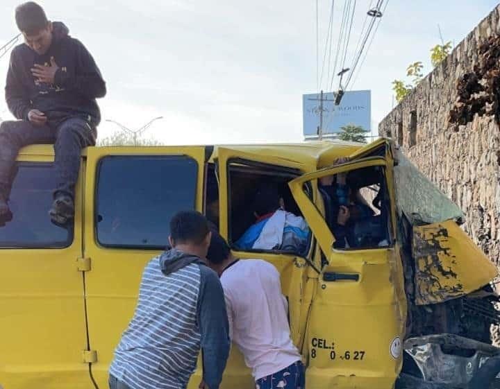 Deja estrellamiento dos muertos en la carretera Nacional