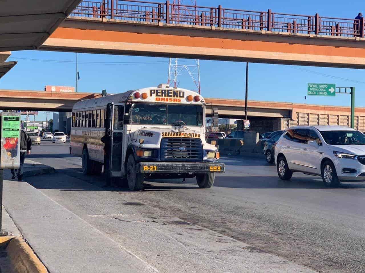 Usuarios dicen no a posible aumento al transporte público en Matamoros