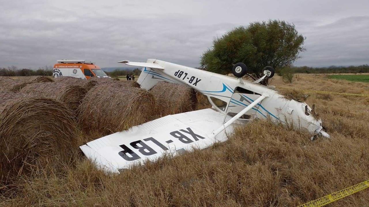 Realiza avioneta aterrizaje forzoso en Zuazua