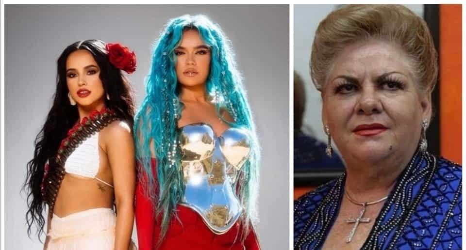 Rinden tributo Becky G y Karol G a Paquita la del Barrio en nuevo sencillo