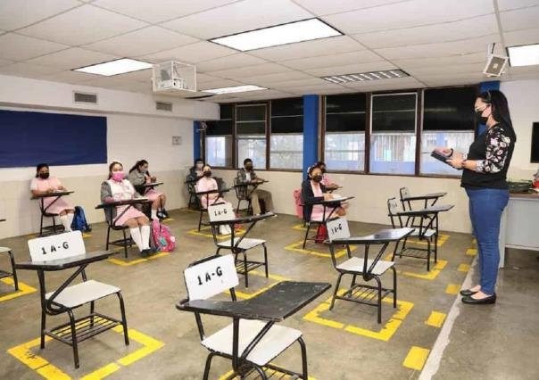 Regresan a clases presenciales algunas escuelas en Matamoros