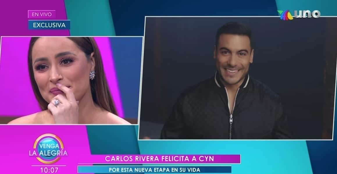 ¡Sí hubo boda! Carlos Rivera se casó con Cynthia Rodríguez en vacaciones