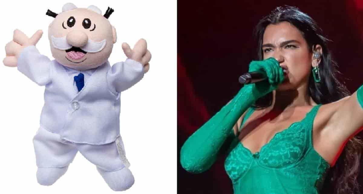 VIDEO: Dua Lipa patea muñeco de peluche del Dr. Simi