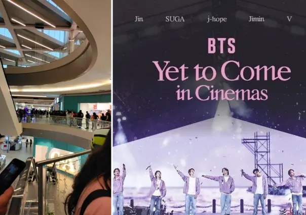 Largas filas con la llegada al cine de BTS con Yet to Come in Cinemas