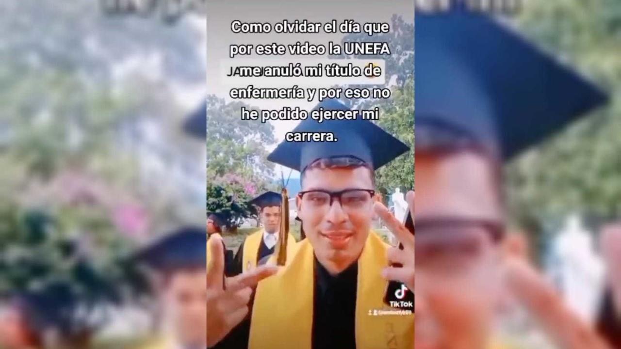 Joven se queda sin título por broma en Tiktok. Foto: Tiktok.