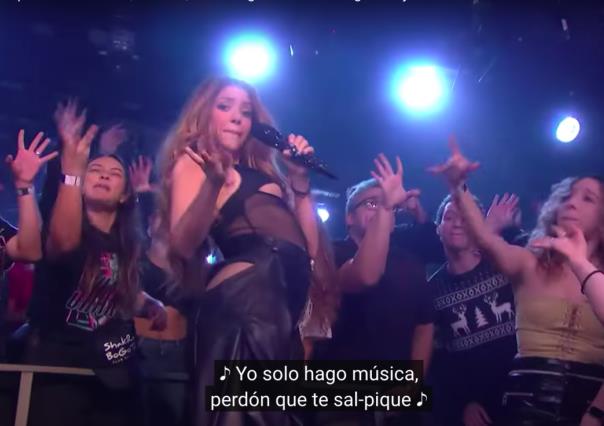 Arrasa Shakira con su presencia en el show de Jimmy Fallon