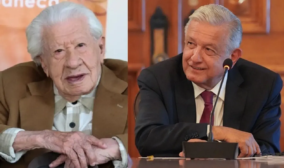 El presidente de México, Andrés Manuel López Obrador, envió sus condolencias a los familiares y amigos del primer actor Ignacio López Tarso, quien falleció a los 98 años. Foto: En El Radar / Facebook Andrés Manuel López Obrador