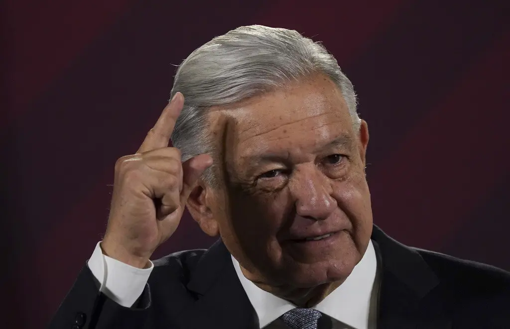 El presidente mexicano Andrés Manuel López Obrador en Ciudad de México, el 28 de febrero de 2023. (Foto AP /Marco Ugarte)