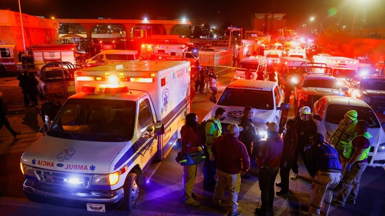 El migrante resultó con quemaduras de tercer grado en el incendio del INM de Ciudad Juárez. Foto: CNN.