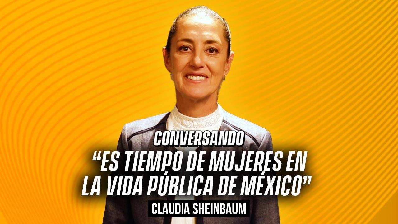 Sheinbaum afirmó que la gente ve bien que haya más participación femenina en el servicio público. Foto: POSTA.