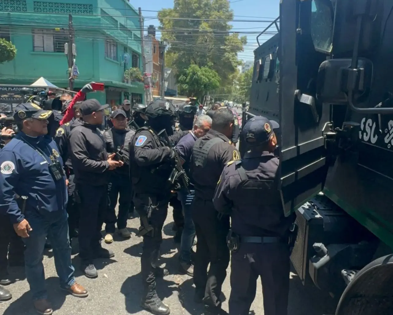 Detenidos por asesinato en Tláhuac. Foto: Ramón Ramírez