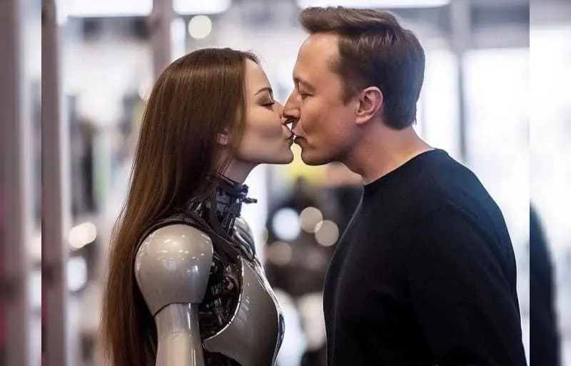 ¿Tiene Elon Musk una relación con una robot?