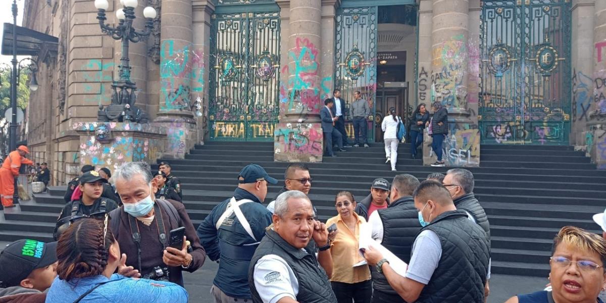 Muestran trabajadores de Cuauhtémoc apoyo a Sandra Cuevas previó a ...