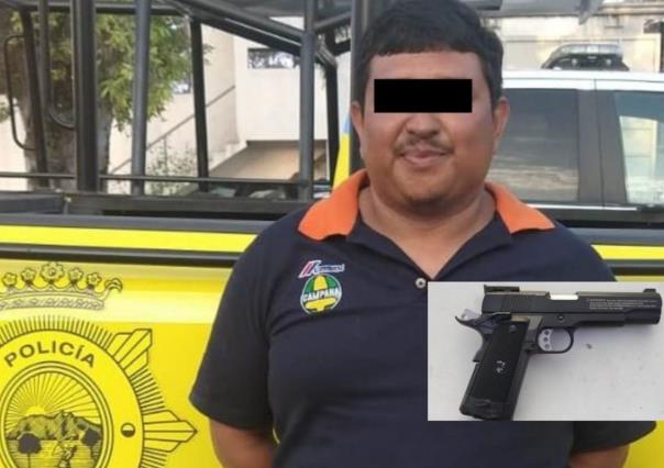 Policía de Monterrey detiene a hombre armado en la colonia Terminal