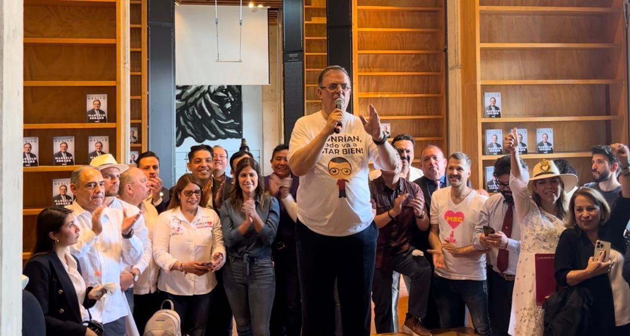 Marcelo Ebrard renuncia a la SRE para contender por la presidencia en 2024. Foto: Miguel Hernández