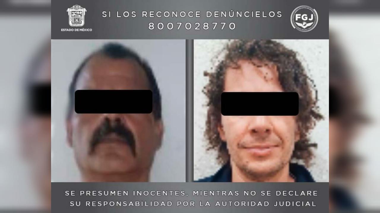 Pedro N y Mauricio N fueron detenidos en Coahuila y Jalisco por homicidio y robo con violencia, delitos cometidos en Chalco y Amecameca. Foto: Cortesía