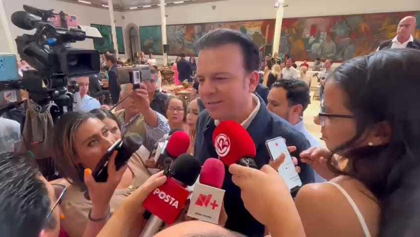 Esteban Villegas, gobernador de Durango. Foto y video: Jesús Carrillo.