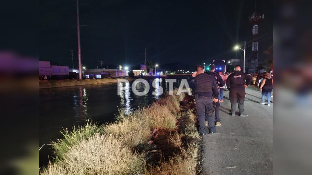 Mujer y su hija cayeron en canal  de riego tras accidente. La menor perdió la vida. FOTO: Especial