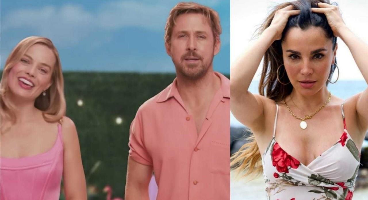 Martha Higareda aseguró que estuvo increíble platicar con Margot Robbie y Ryan Gosling. Fotos: Instagram