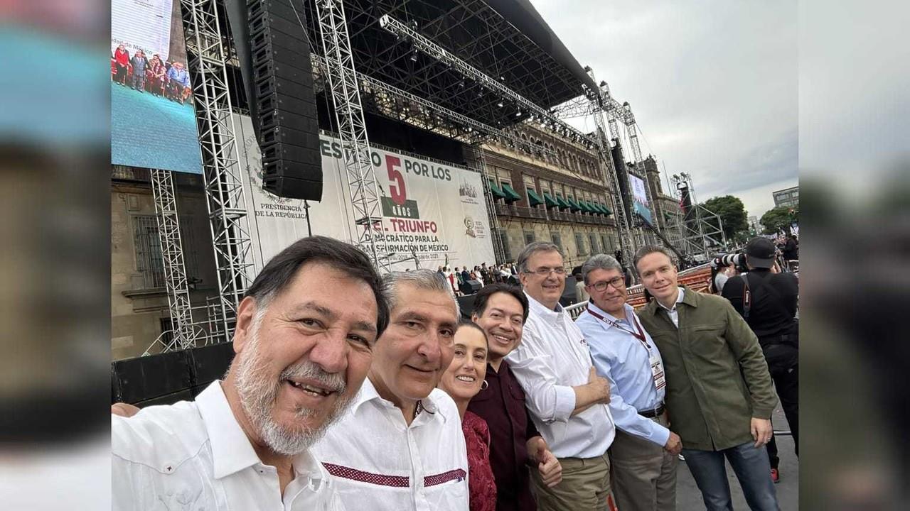 Presentes en Durango Claudia Sheinbaum y Adán Augusto quienes visitarán la capital con tan solo tres días de diferencia. Foto: Twitter Dra. Claudia Sheinbaum.