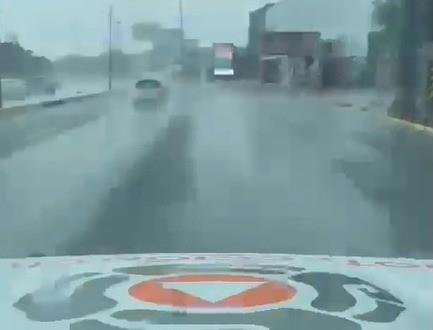 El hecho tuvo lugar en la transitada Carretera a la Cola de Caballo cerca de Los Comales. Foto: Protección Civil Nuevo León.