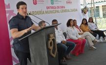 Inaugura Samuel guardería en Real de Palmas en Zuazua