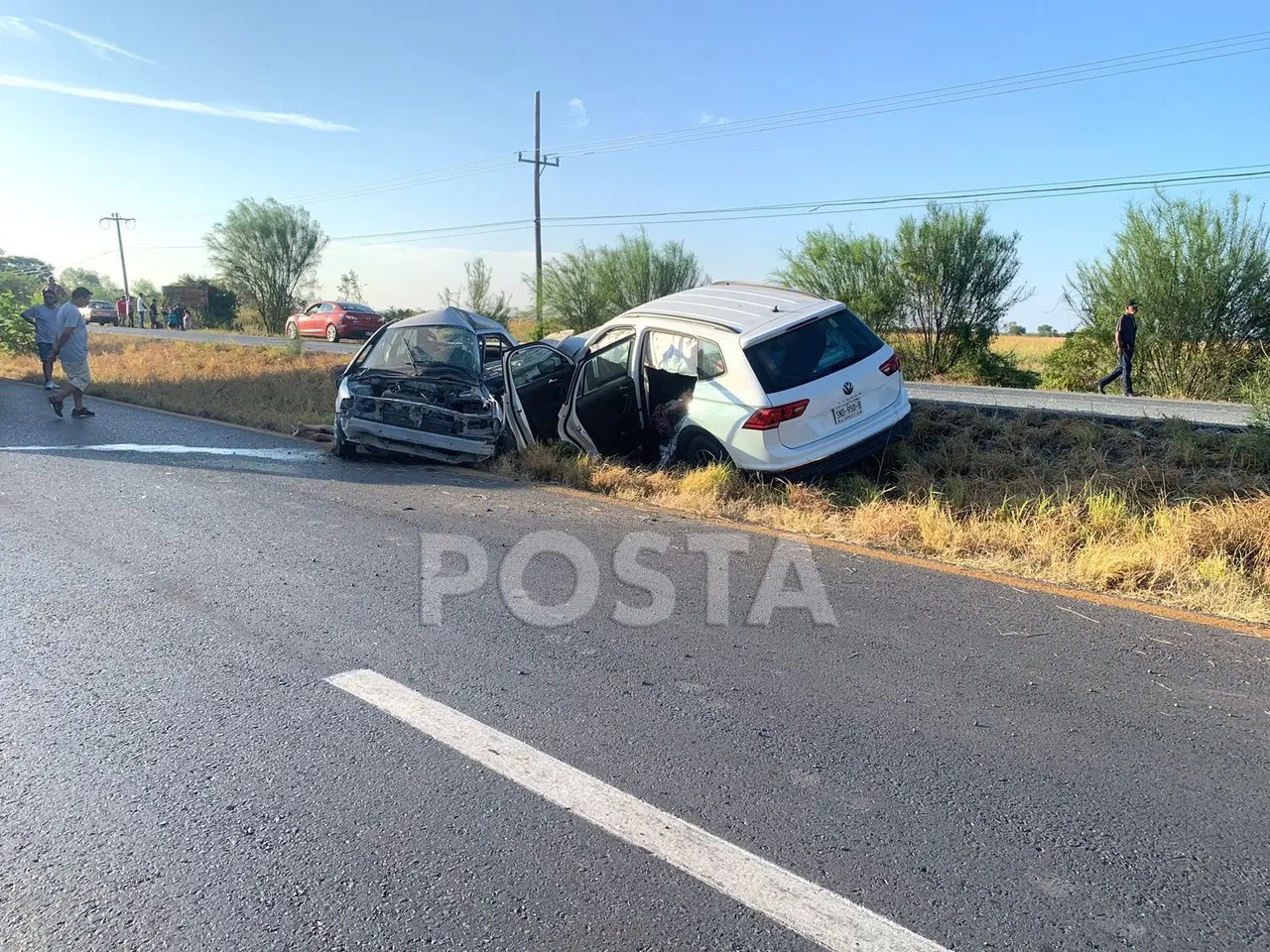 Deja choque una persona muerta y 8 lesionadas