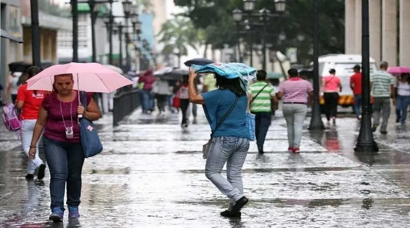 ¡Saca él paraguas! Pronostican lluvias este lunes 24 de julio