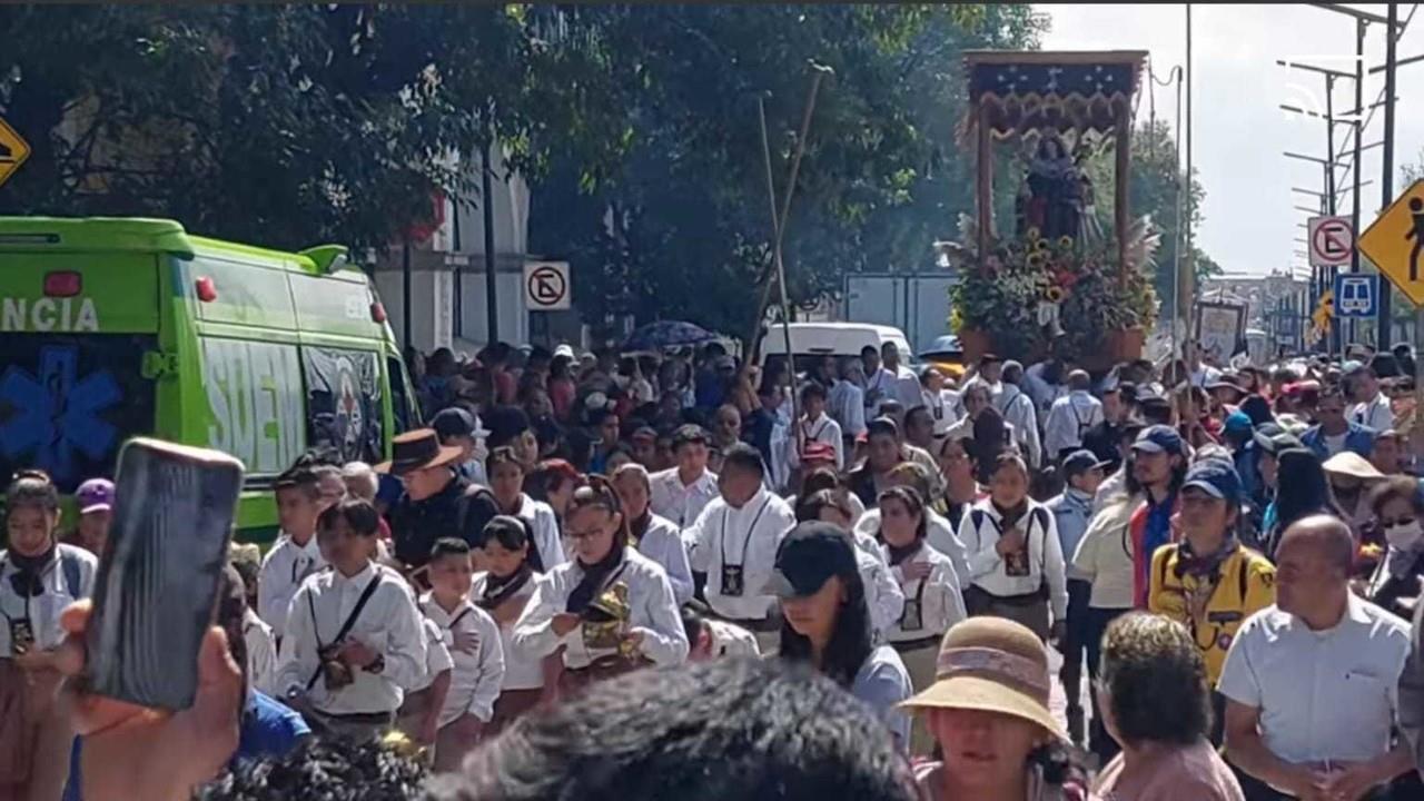 Con la procesión de la Virgen del Carmen en Toluca, terminó la festividad patronal del 2023, con la participación de miles de fieles católicos. Foto: Captura de pantalla