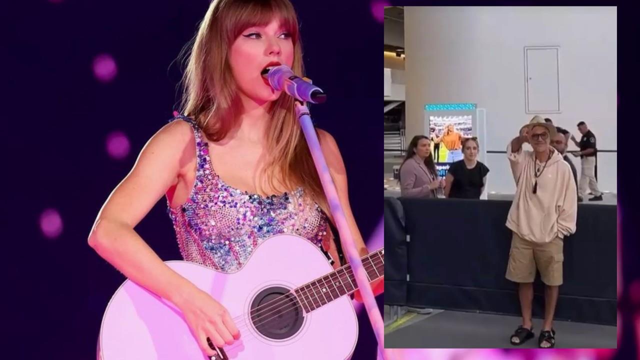 En Tiktok circuló el video en el cual logró identificar al cantante de música ranchera, Alejandro Fernández, en el concierto de Taylor Swift. Foto: Tiktok @joy.of.everything.