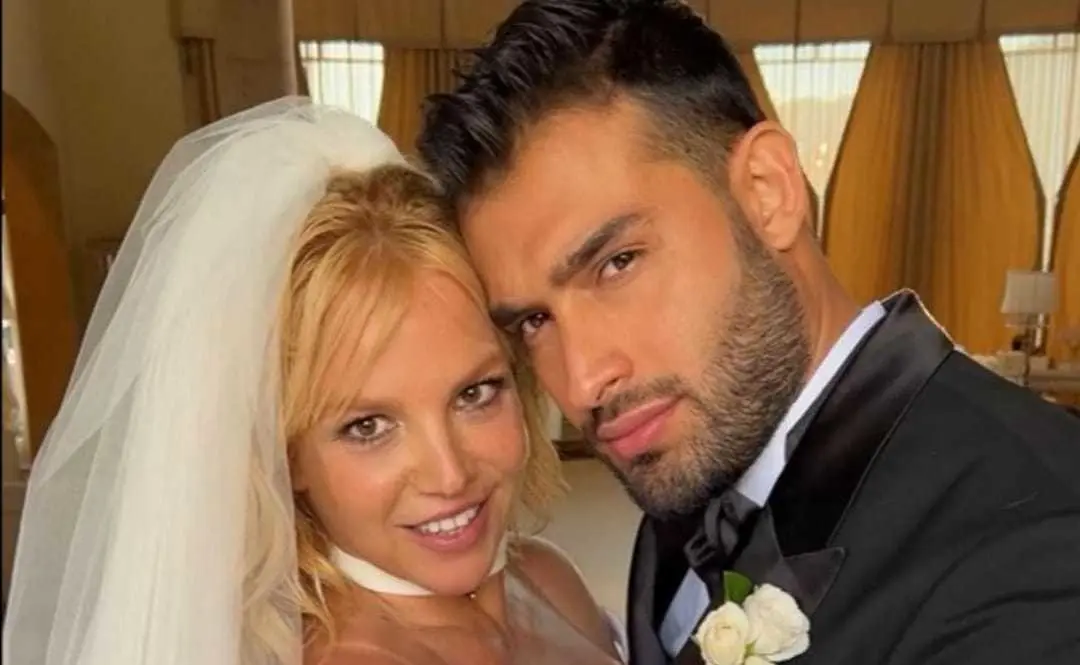 Britney Spears y Sam Asghari contrajeron nupcias en junio del año pasad. Foto: Instagram