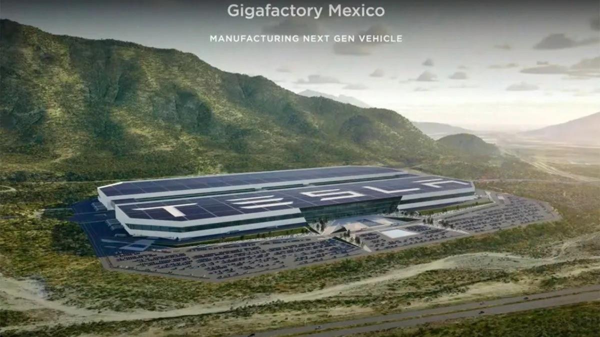 De acuerdo con la Semarnat se señala la construcción de una nave para la industria automotriz, en una superficie de 260.8 hectáreas, en un predio adyacente a la carretera Monterrey-Saltillo. Foto: Tesla.