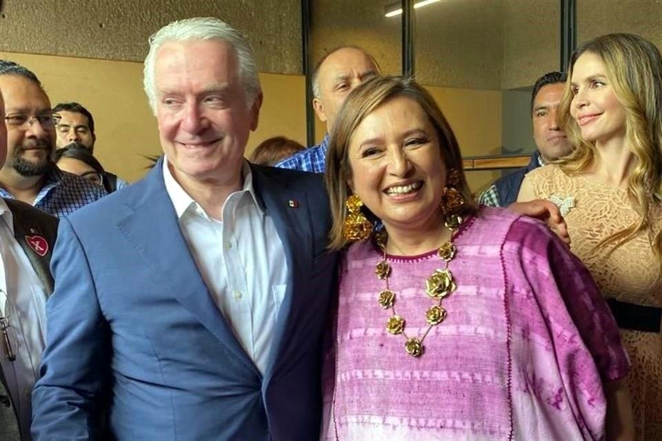 La senadora llamó al expresidente de la Cámara de Diputado a que forme parte de su equipo como coordinador general. Foto: La Orquesta.