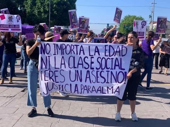 Exigen justicia por muerte de Alma Lourdes. Foto. Twitter