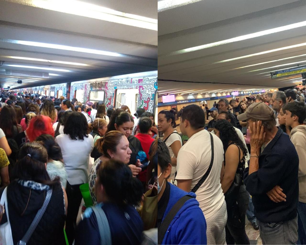 VIDEO revela el instante en que Luis arrojó a Celia a las vías del Metro Hidalgo. Foto: Ramón Ramírez