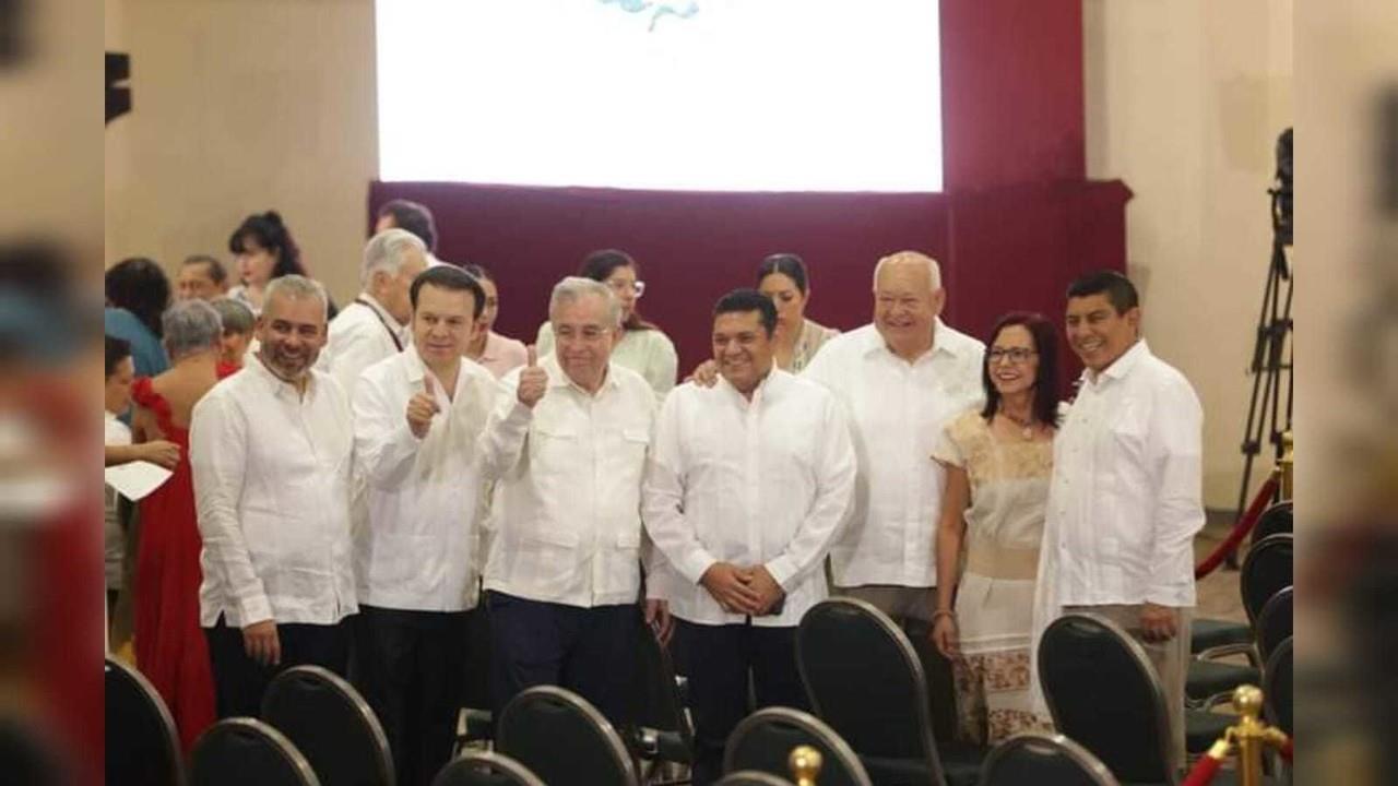 Personalidades de la política mexicana presentes en el 5to Informe de Andrés Manuel López Obrador. Foto: Facebook Alfredo Ramírez Bedolla.