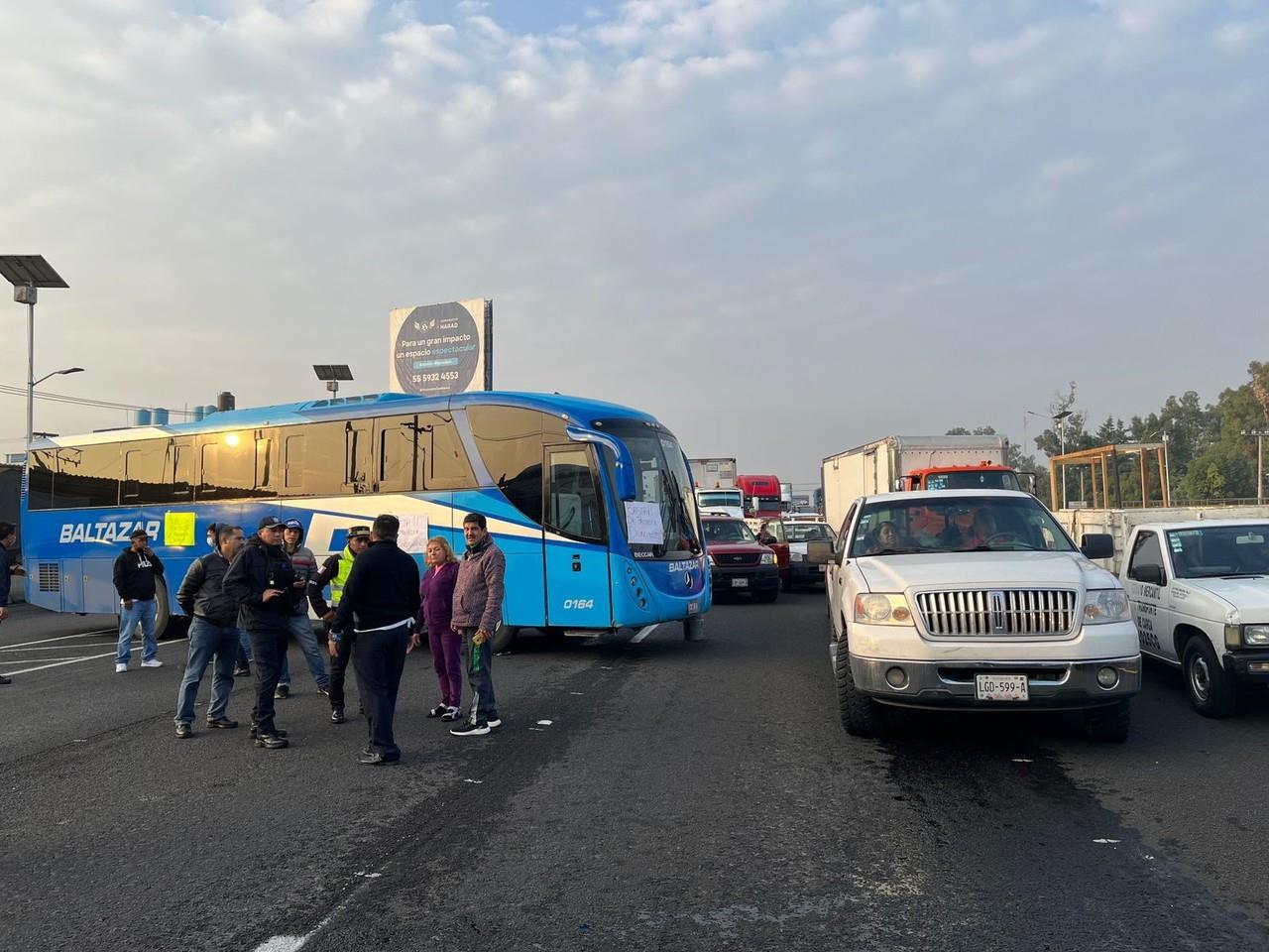 Transportistas bloquearon la carretera México-Pachuca. Crédito: POSTA.