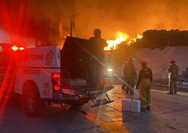 Consume incendio instalaciones de la Simeprode en Guadalupe