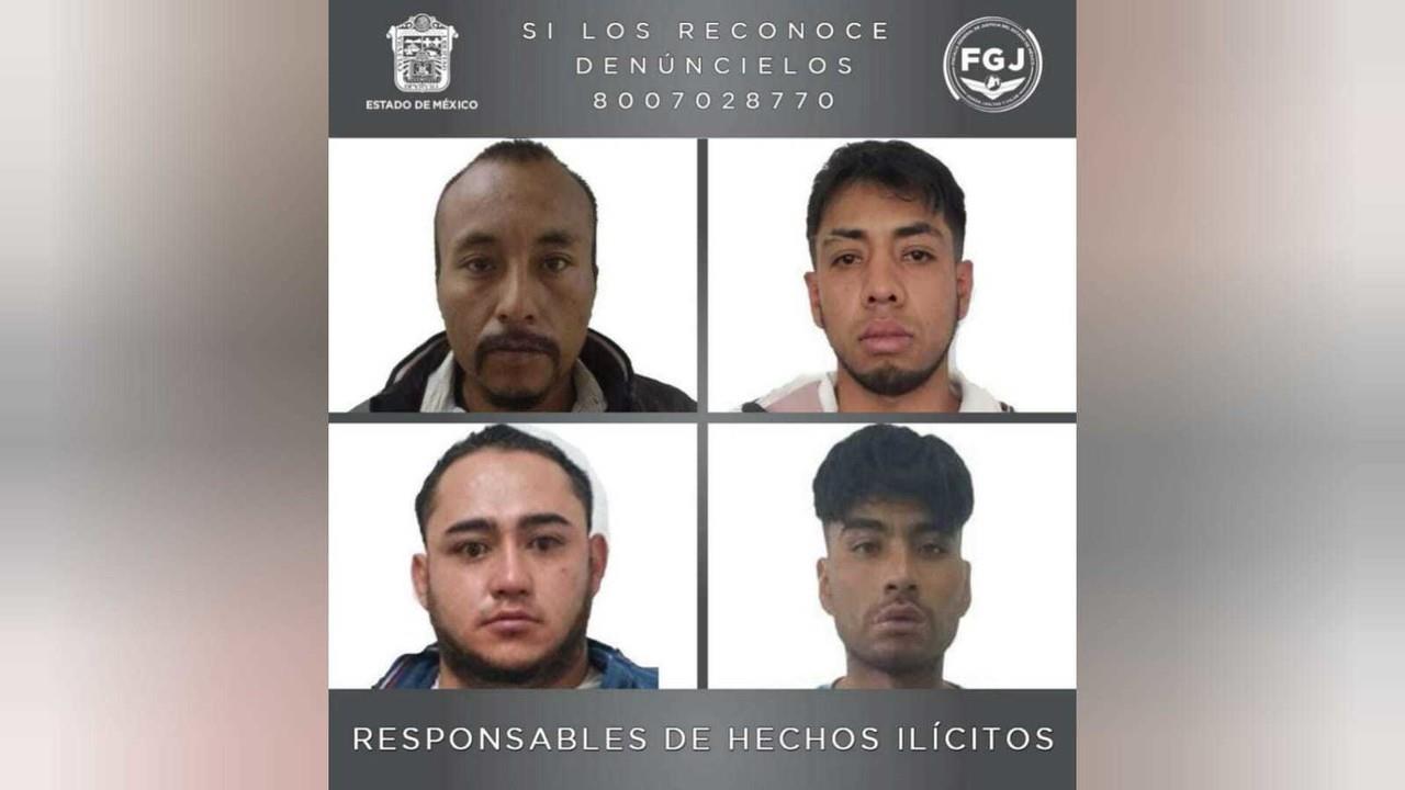 Condenan a cuatro ladrones de vehículos cometidos en distintos municipios del Valle de Toluca, pasarán de 11 a casi 13 años en prisión. Foto: Cortesía