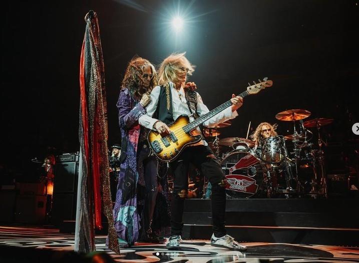 Aerosmith reveló las nuevas fechas de los conciertos que se llevarán a cabo entre enero y febrero de 2024.. Foto. Instagram