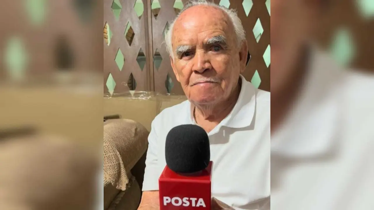 José Ángel Núñez a diez años de su retiro de la radio en Durango. Foto: Aida Campos.