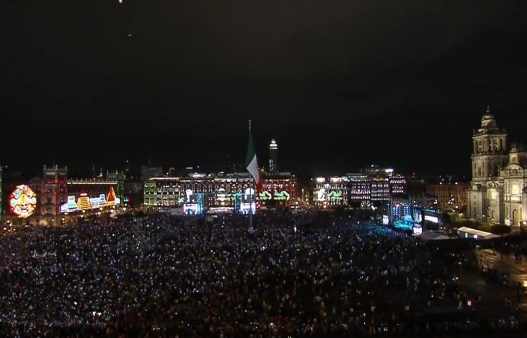 EN VIVO: ¡Que Viva México! Emoción y color en el Zócalo de la CDMX. Foto: GOBIERNO DE MÉXICO