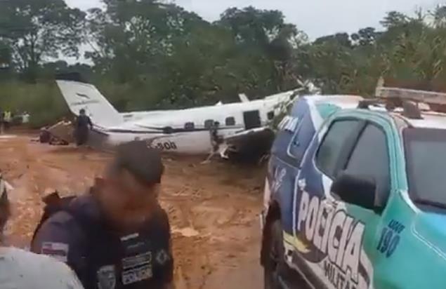 14 personas mueren en accidente de avión durante temporal en Barcelos, Amazonas. Foto. Captura