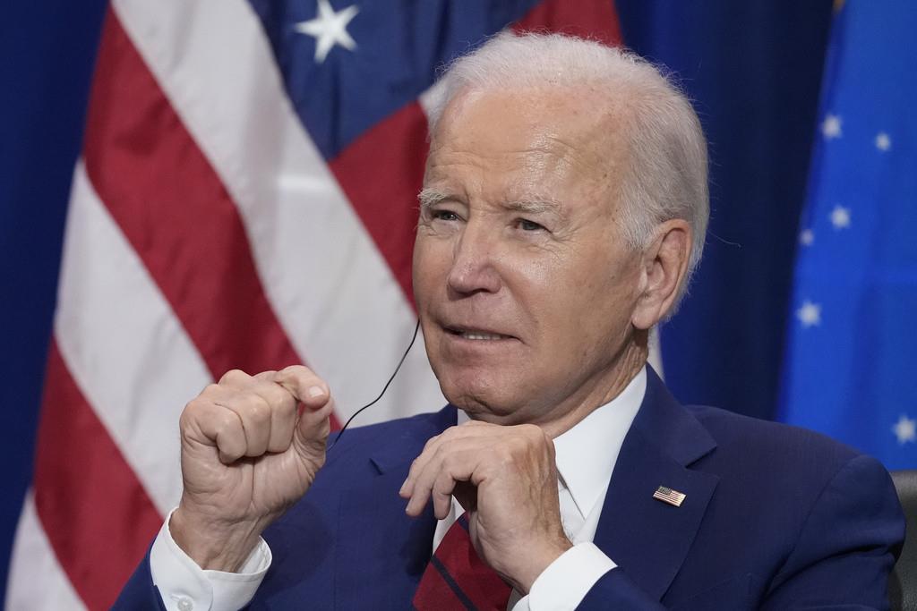 El presidente de Estados Unidos Joe Biden durante un encuentro con su homólogo brasileño Luiz Inácio Lula da Silva, el miércoles 20 de septiembre de 2023, en Nueva York. (AP Foto/Susan Walsh)