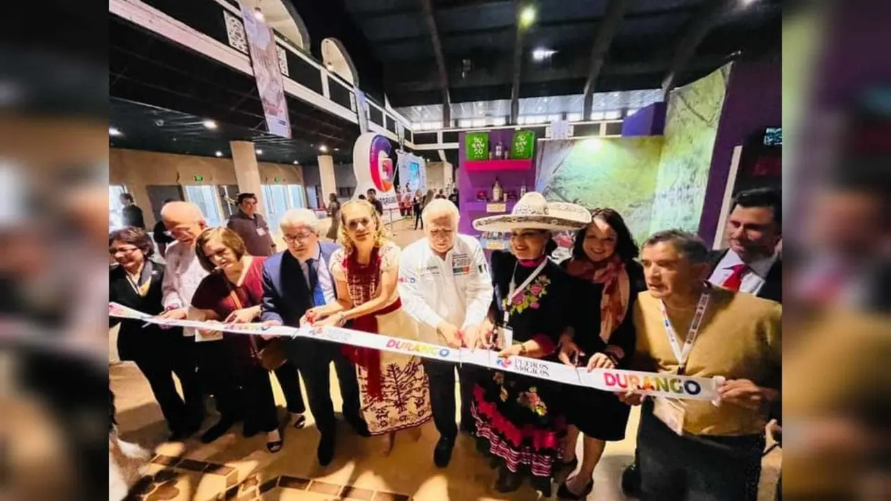 Durango presente durante la inauguración de la segunda edición del Tianguis Internacional de Pueblos Mágicos. Foto: Facebook Asetur México.