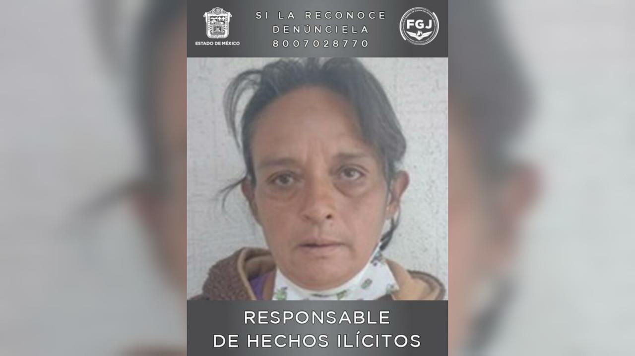 María de los Ángeles Navarrete Hidalgo fue sentenciada a 33 años 9 meses de prisión, tras comprobarse que prostituía a su hija de 10 años en Coacalco. Foto: FGJEM