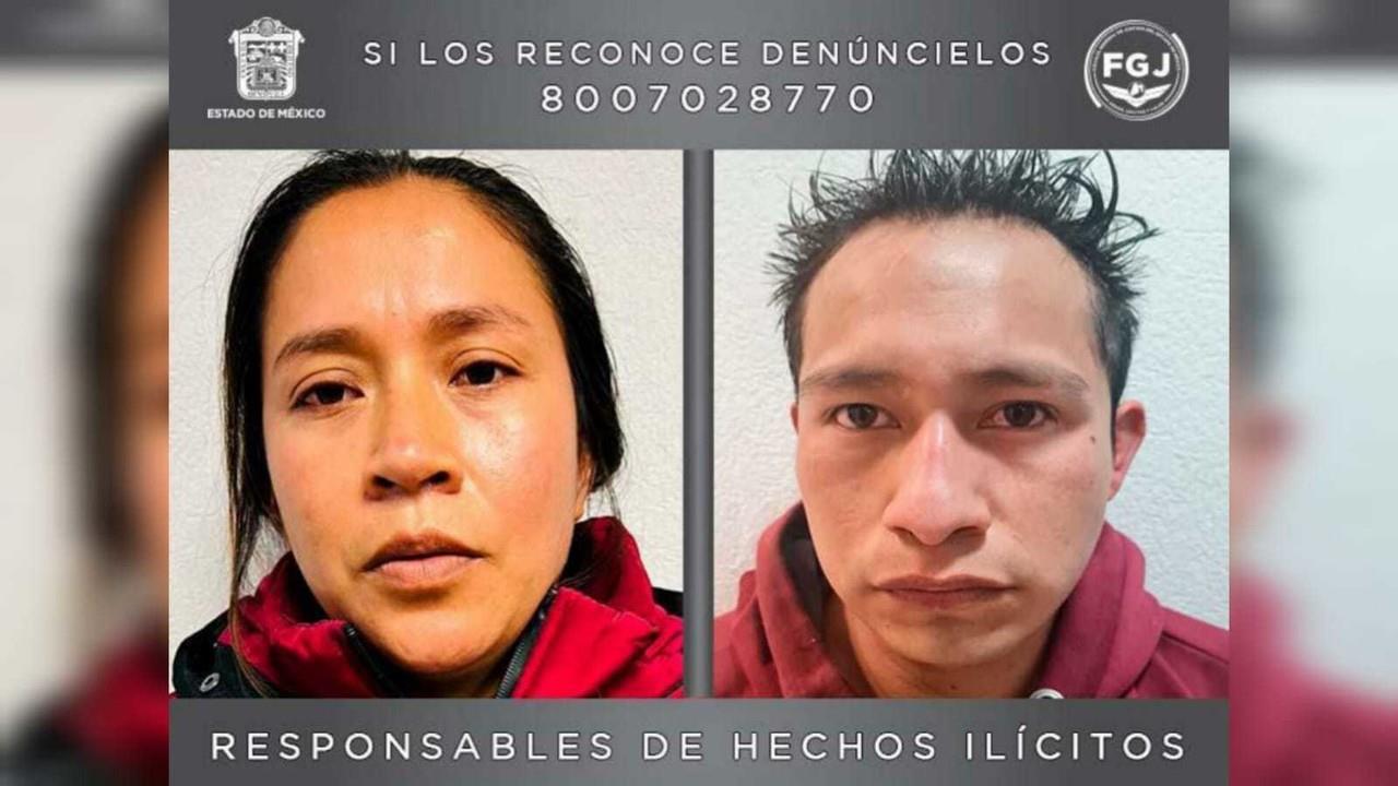 Tomás Sánchez Sánchez y Mónica Rosales Valerio pasarán 47 años y 6 meses en prisión por ser encontrados culpables del delito de homicidio. Foto: FGJEM