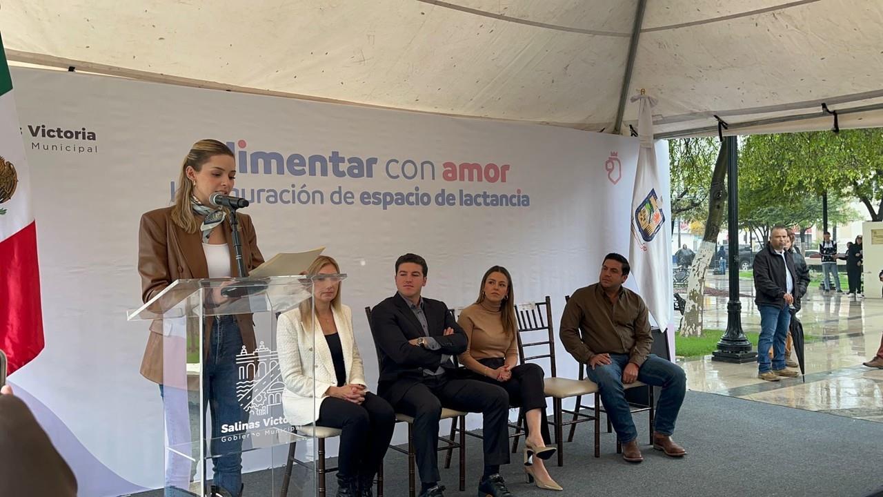 Inauguran el espacio de lactancia número 23 para todas las mamás y sus bebés en Salinas Victoria. Fotos. Cynthia Pardo