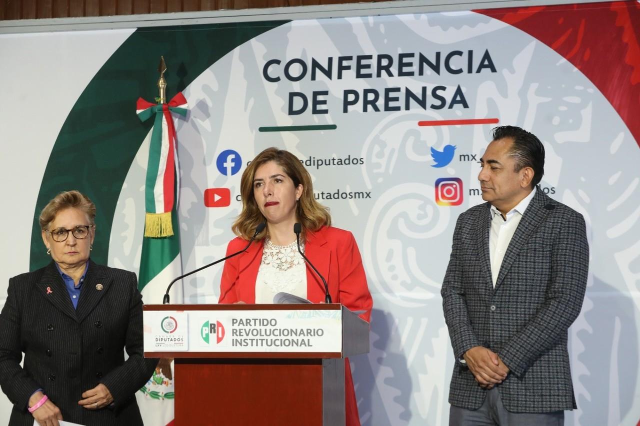 Legisladoras del PRI demandan transparencia en fondos para vacunas. Foto: GPPRI