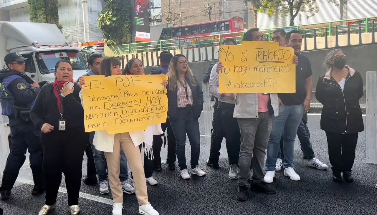 El presidente se pronunció en contra de las protestas a favor del Poder Judicial. Foto: Miguel Hernández